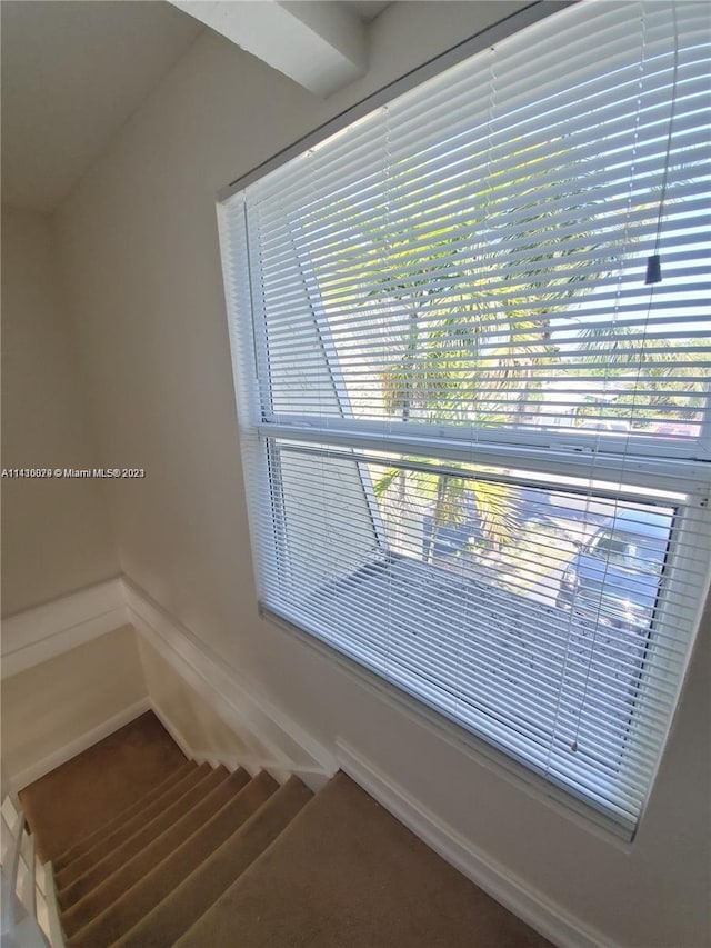 view of staircase