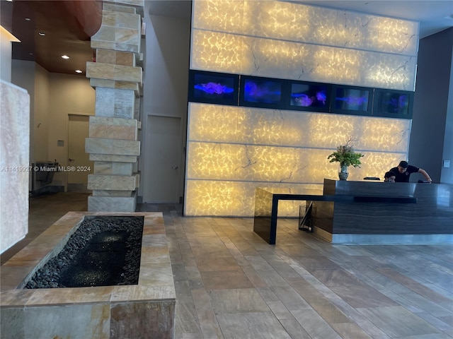 view of reception area