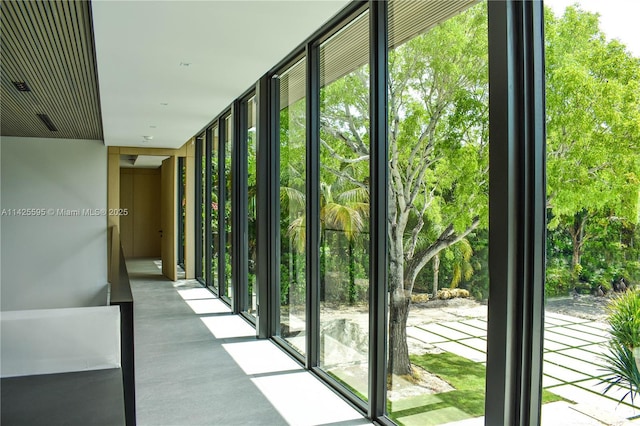 11500 SW 60th Ave, Pinecrest, FL 33156 - doorway featuring healthy amount of natural light and finished concrete floors