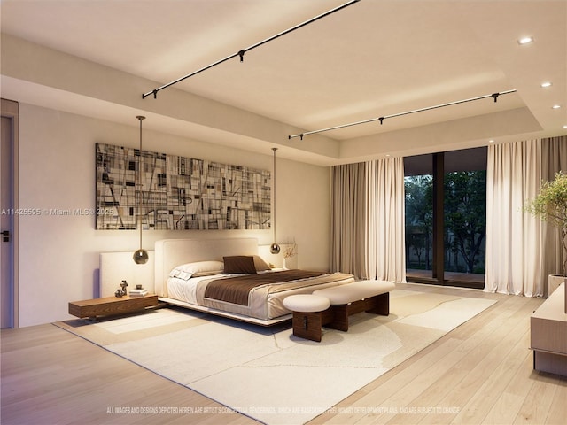 11500 SW 60th Ave, Pinecrest, FL 33156 - bedroom featuring wood finished floors and recessed lighting