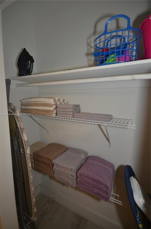 view of closet