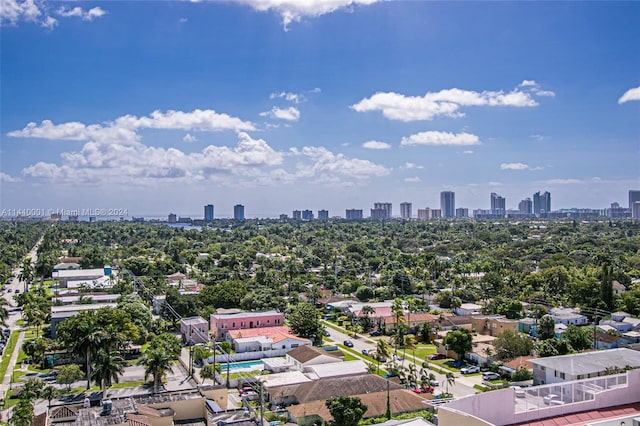 view of aerial view