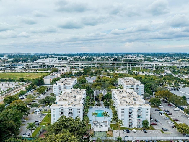 view of aerial view