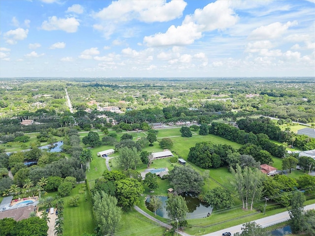 view of aerial view