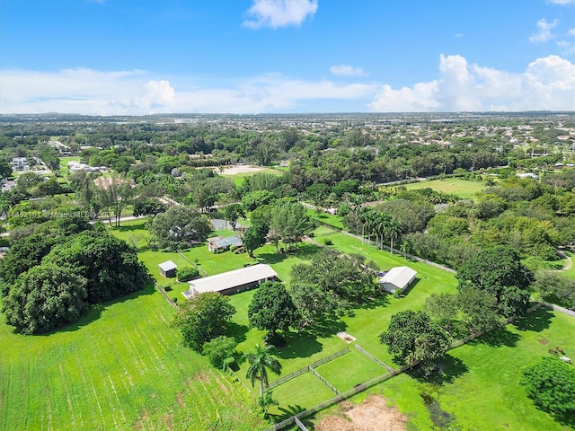 view of aerial view