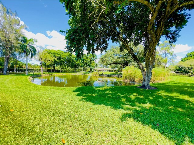 view of water feature