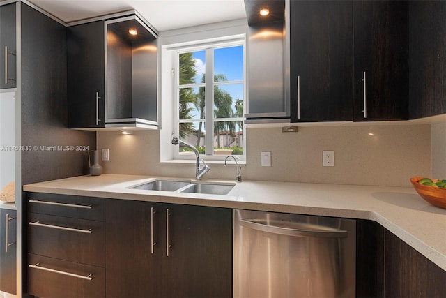 kitchen featuring sink and dishwasher