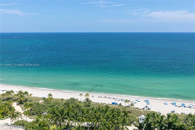 water view with a beach view