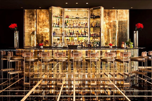 9705 Collins Ave Unit 1803N, Bal Harbour, FL 33154 - view of indoor bar