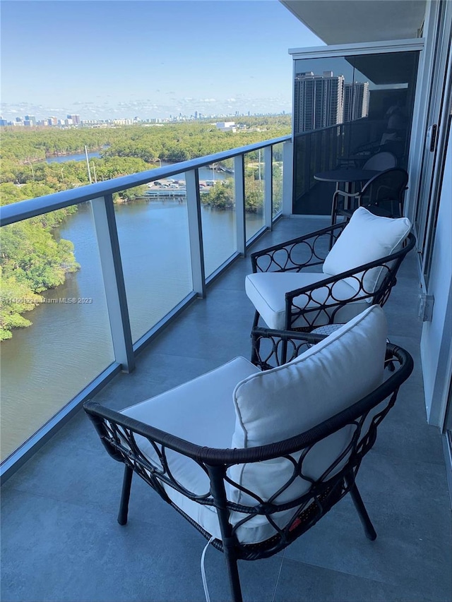 16385 Biscayne Blvd Unit 1417, North Miami Beach, FL 33160 - balcony with a water view
