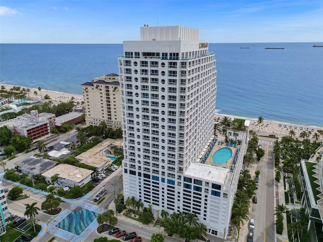 view of property featuring a water view