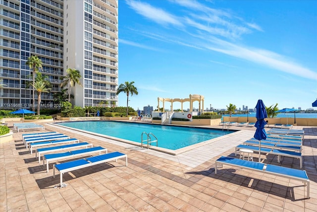 view of swimming pool