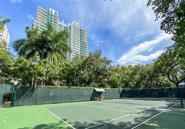 view of sport court