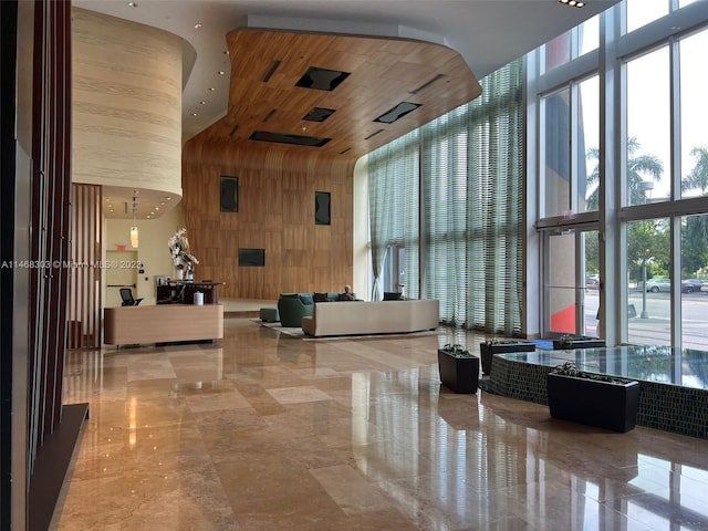 view of community lobby