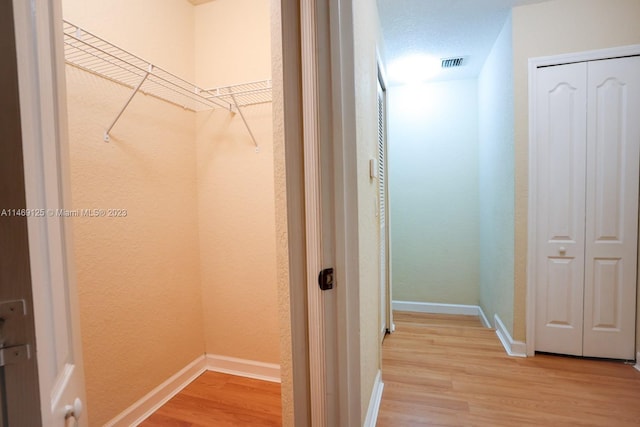 interior space featuring light hardwood / wood-style flooring