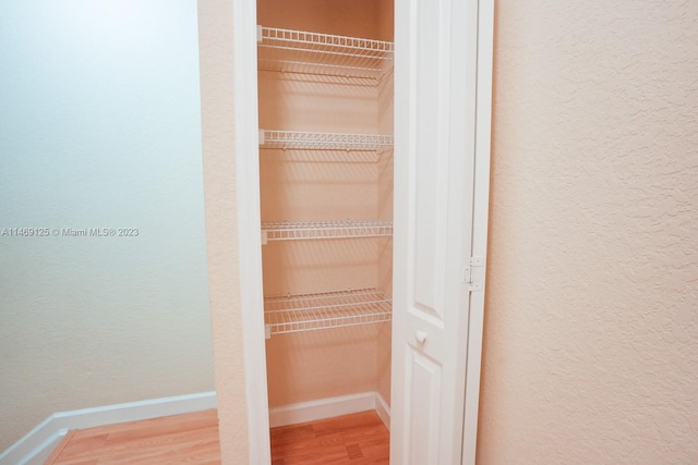 view of closet