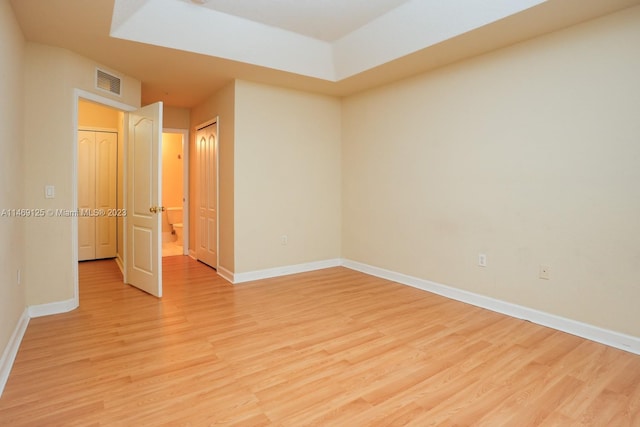 interior space featuring light hardwood / wood-style floors