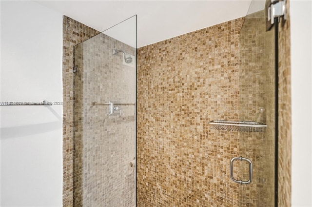 bathroom with walk in shower