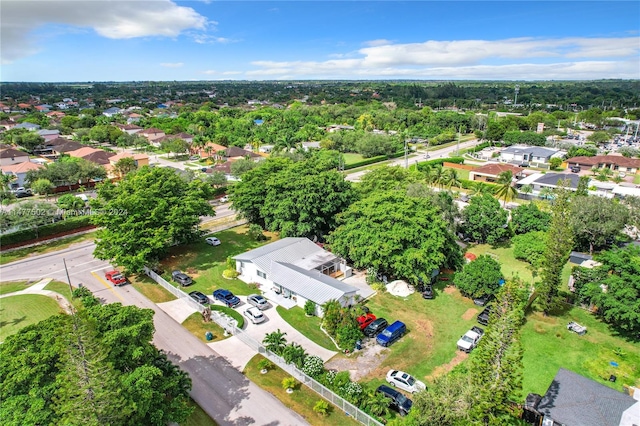 view of aerial view