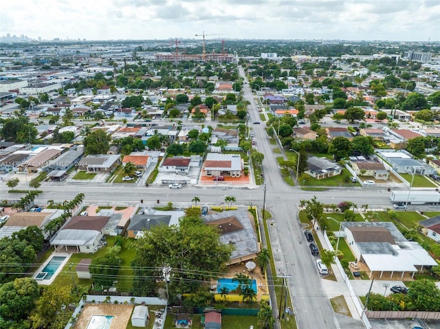 view of aerial view