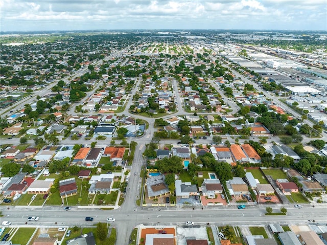 view of aerial view