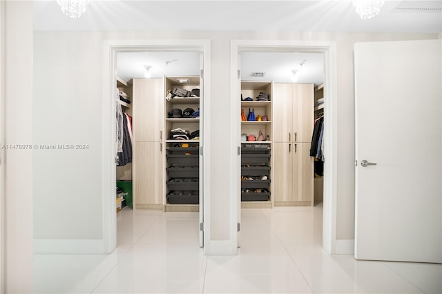 view of closet