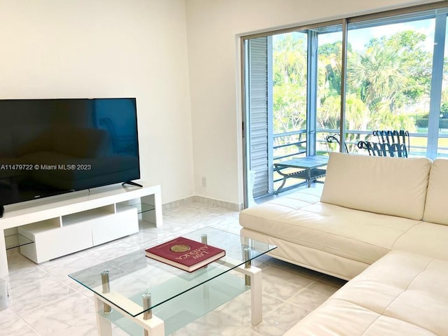 view of living room