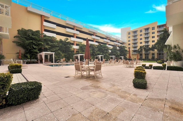 2775 NE 187th St Unit 516, Aventura, FL 33180 - view of property's community featuring a patio and a swimming pool