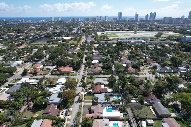 view of aerial view