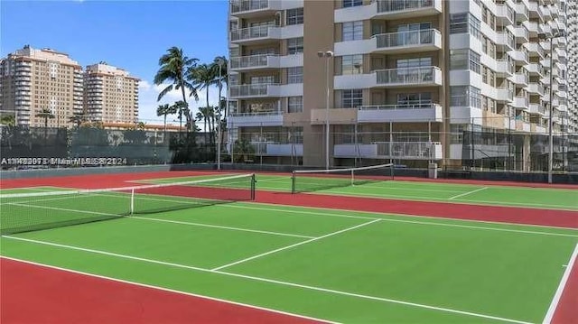 view of sport court