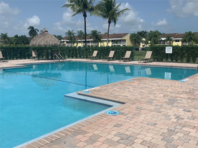 view of swimming pool