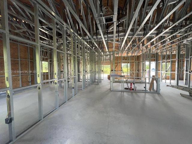 miscellaneous room featuring concrete flooring