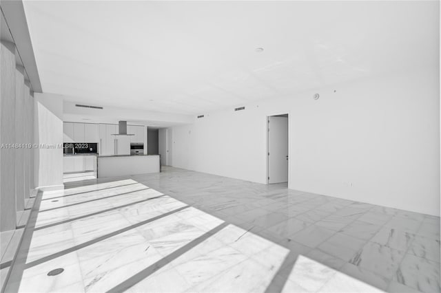 view of unfurnished living room