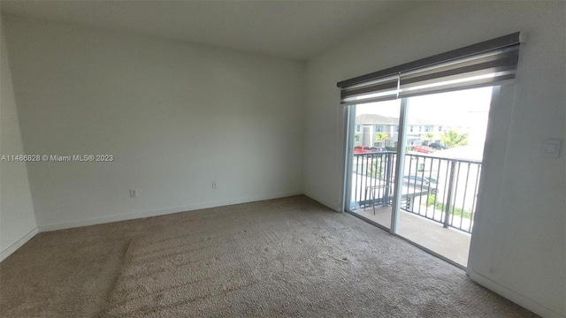 spare room featuring light carpet and a healthy amount of sunlight