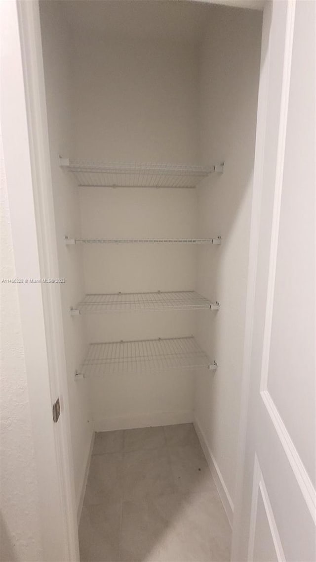 view of closet