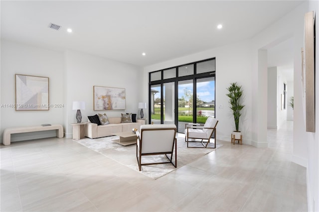 10455 SW 57th Ct, Cooper City, FL 33328 - living room with light tile floors