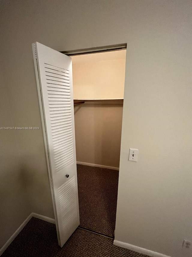 view of closet