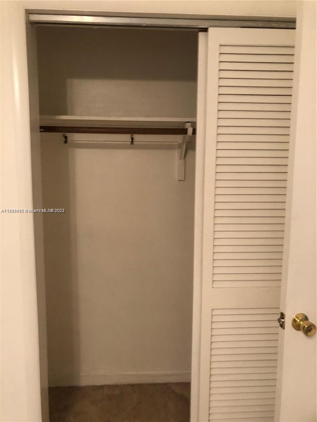 view of closet