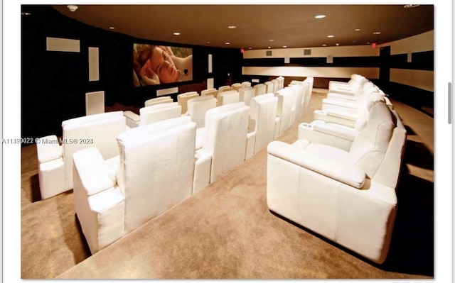 900 Biscayne Blvd Unit 4904, Miami, FL 33132 - carpeted cinema room with recessed lighting