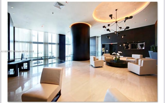 900 Biscayne Blvd Unit 4904, Miami, FL 33132 - community lobby featuring expansive windows