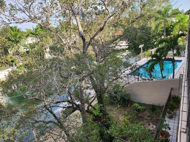 view of pool