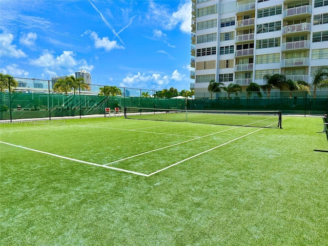 view of sport court