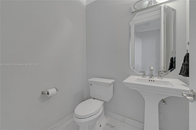 bathroom with toilet