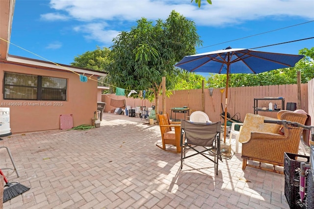 view of patio