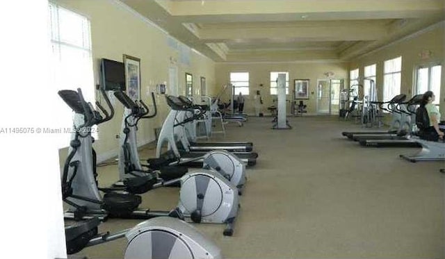 view of exercise room