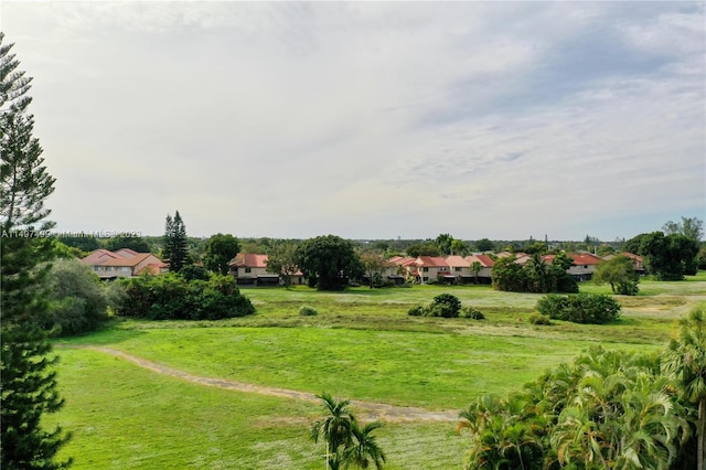 view of community with a lawn