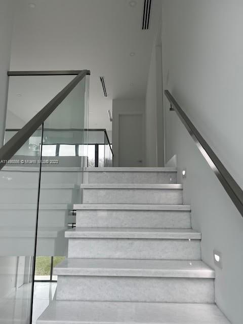 view of stairs