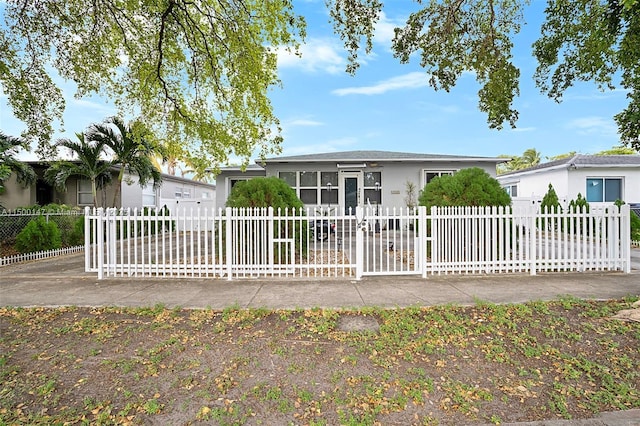 view of ranch-style home