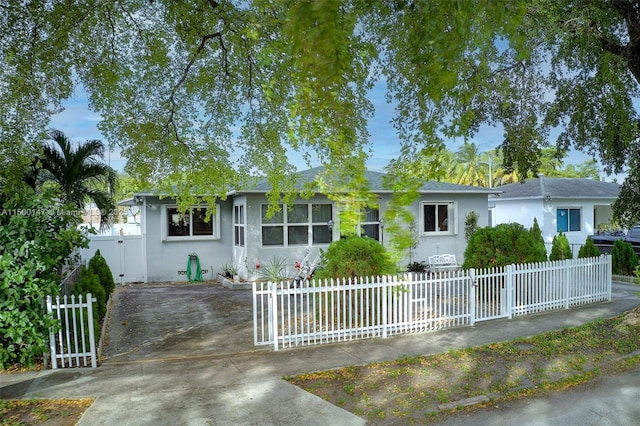 view of ranch-style home