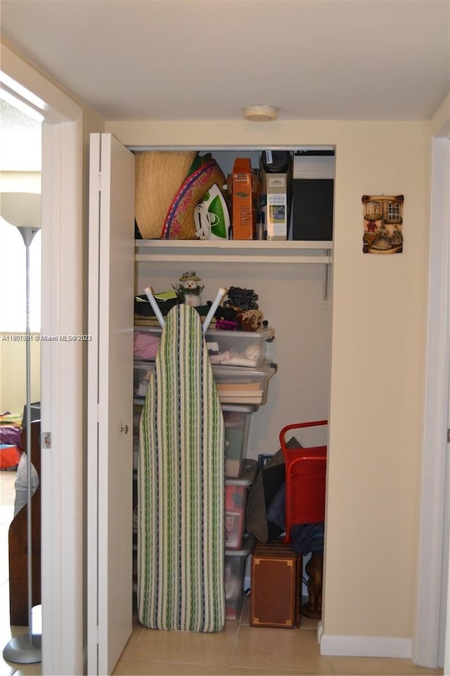 view of closet